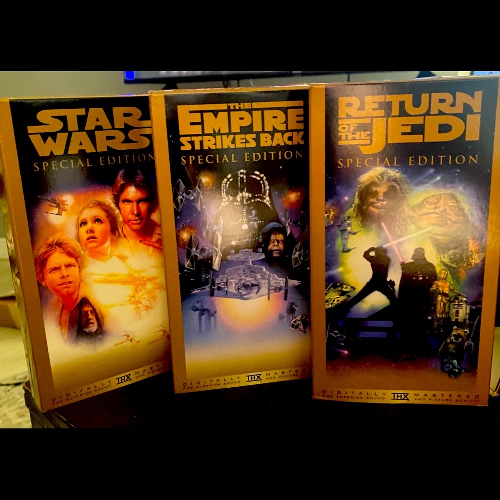 Star Wars Trilogy BOX SET (VHS, 1997, Gold Special Edition)